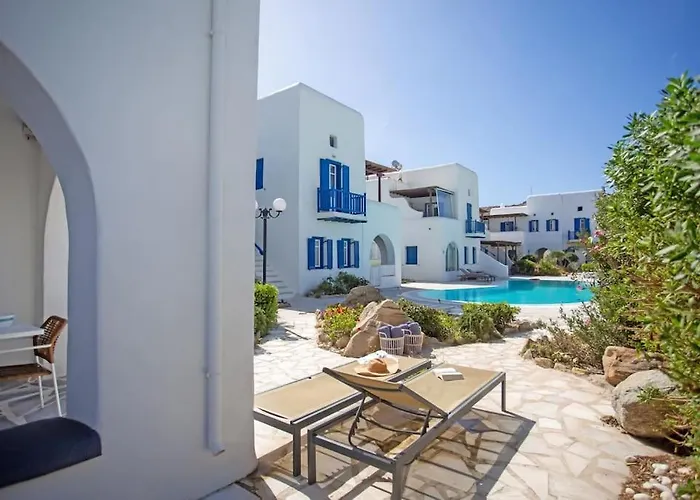 בית נופש Mykonian Style W Shared Pool 8 & 9 אורנוס