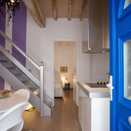 펜션 Mykonian Style W Shared Pool 8 & 9 오르노스