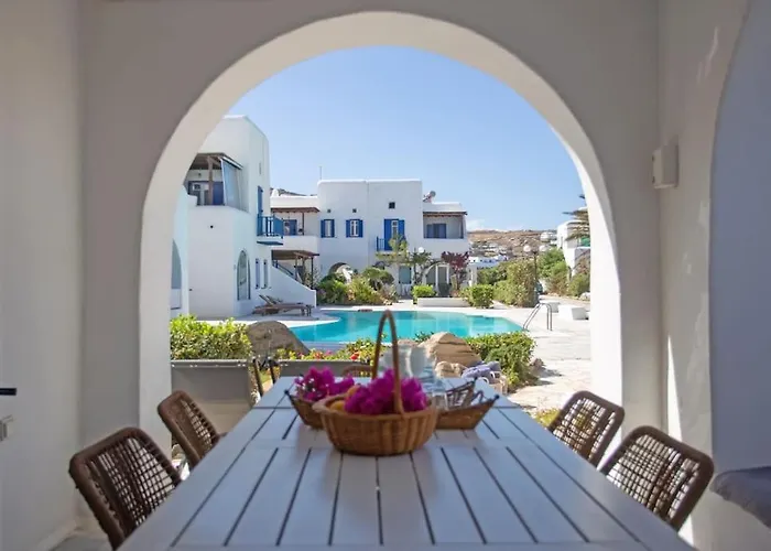Feriehus Mykonian Style W Shared Pool 8 & 9 Ornos (Mykonos)